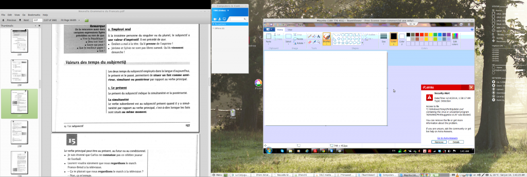 A full screen capture