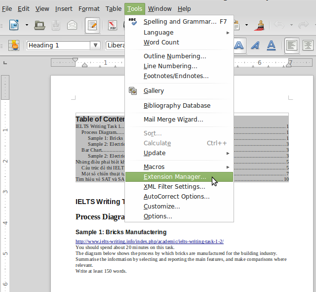 Extensions Manager